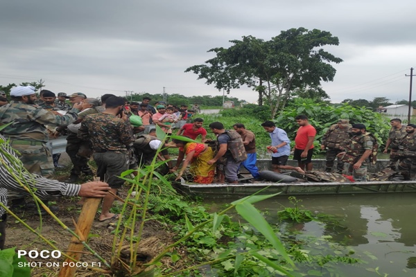 Army launches relief operation in Assam