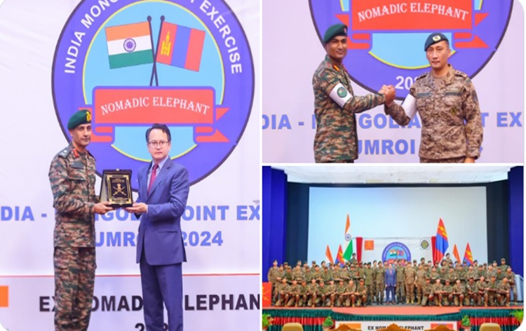 India-Mongolia Joint Military Exercise Nomadic Elephant begins in Meghalaya