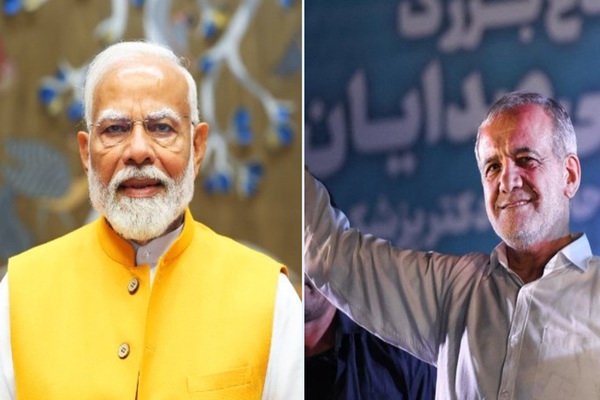 PM Modi congrats Masoud Pezeshkian on being elected as president of Iran