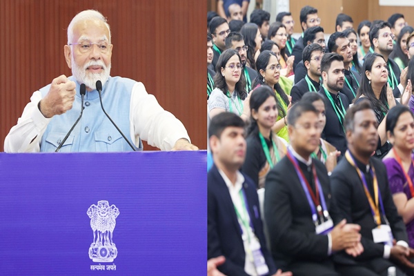 PM Modi interacts with IAS officer trainees of 2022 Batch posted as Assistant Secretaries