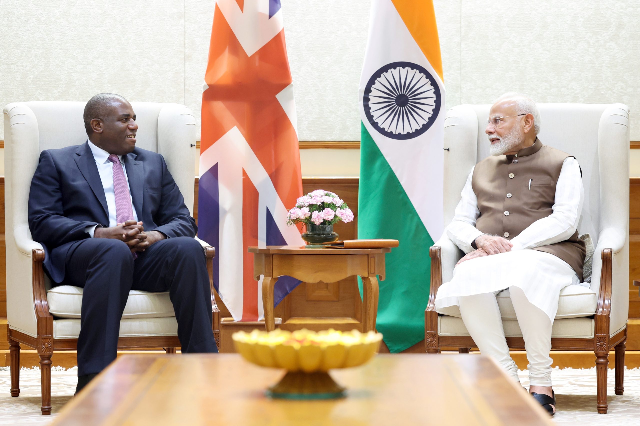 UK Foreign Secretary David Lammy calls on PM Narendra Modi and discusses Strengthening Bilateral Ties and the Free Trade Agreement