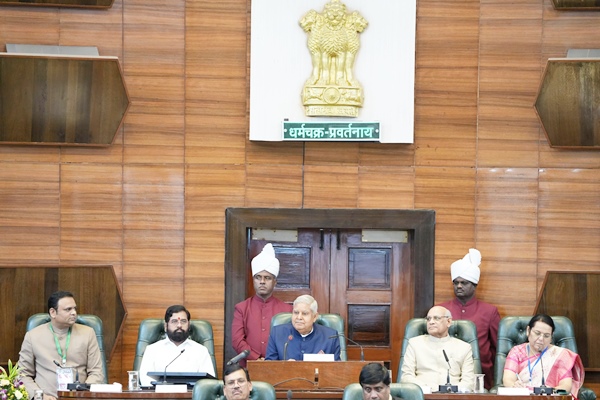 उपराष्ट्रपति जगदीप धनखड़ ने मुंबई में विधानसभा में महाराष्ट्र राज्य विधानमंडल की संयुक्त बैठक को संबोधित किया