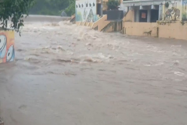 গুজরাটের একাধিক জেলায় লাল সতর্কতা জারি করা হয়েছে।