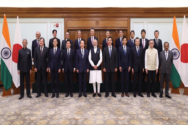 PM meets Japanese Speaker Nukaga Fukushiro and his delegation