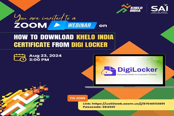 Khelo India to organise webinar to help athletes download certificates from DigiLocker