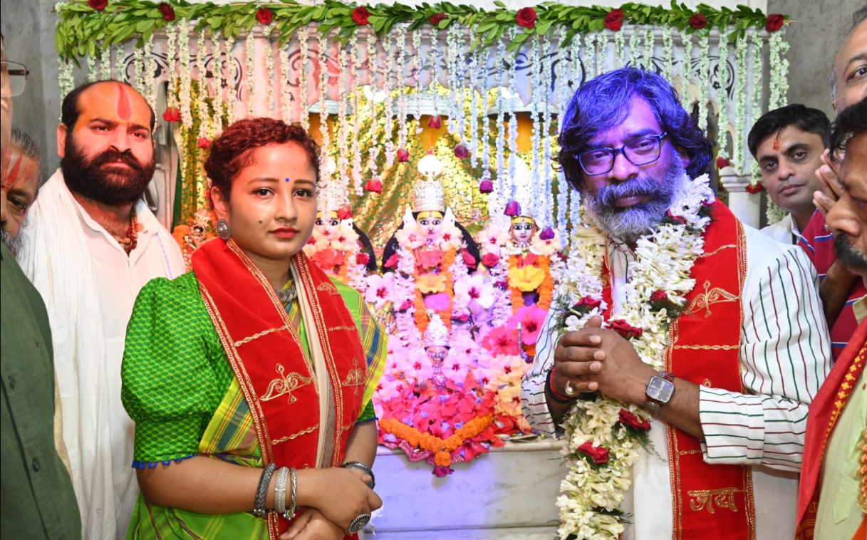 रांची में श्रीराम-जानकी तपोवन मंदिर के नवनिर्माण के लिए भूमि पूजन कार्यक्रम में शामिल हुए मुख्यमंत्री हेमंत सोरेन