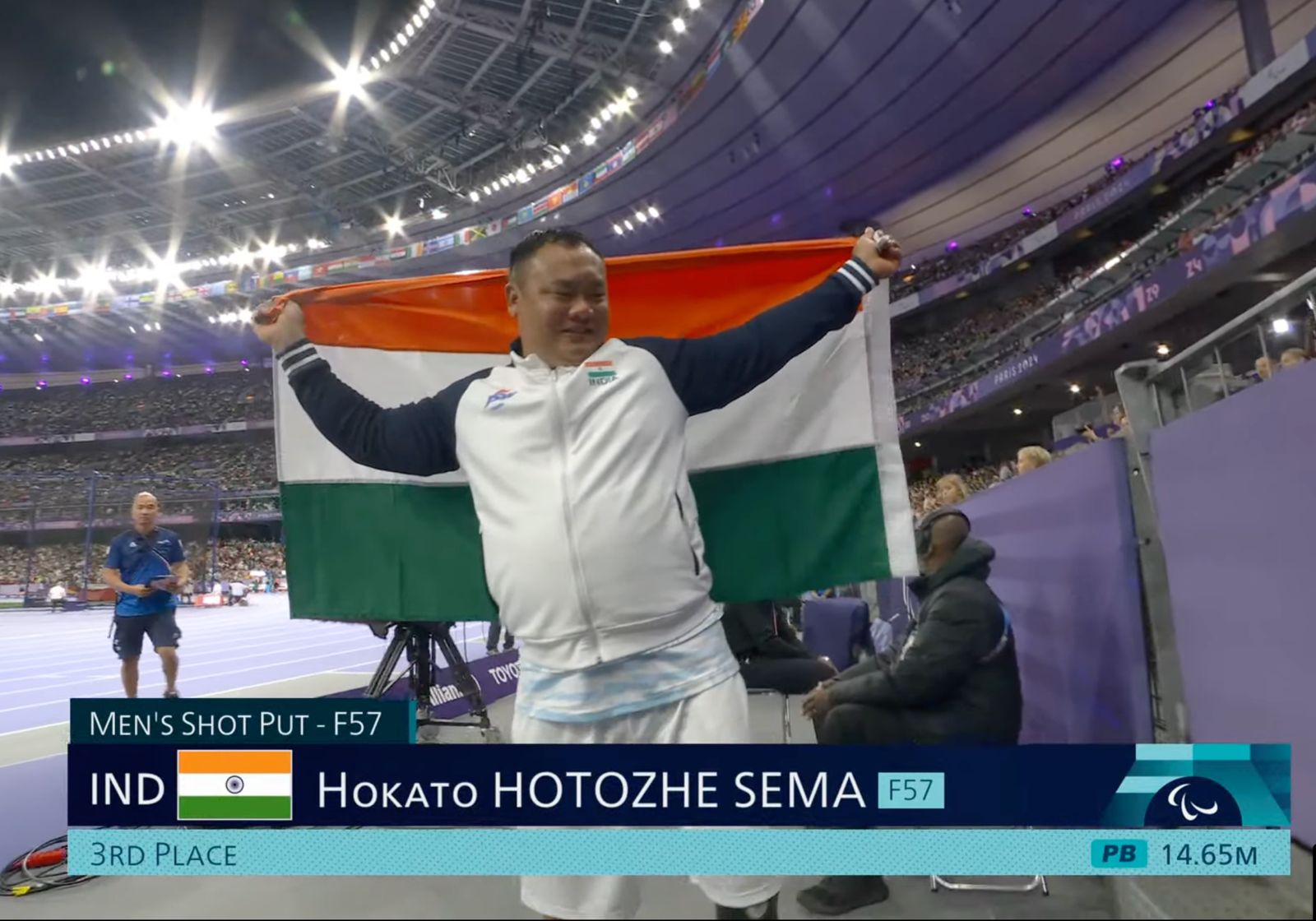 Nagaland CM congratulates Hokato Hotozhe Sema on winning Bronze medal in Men’s F57 shot put