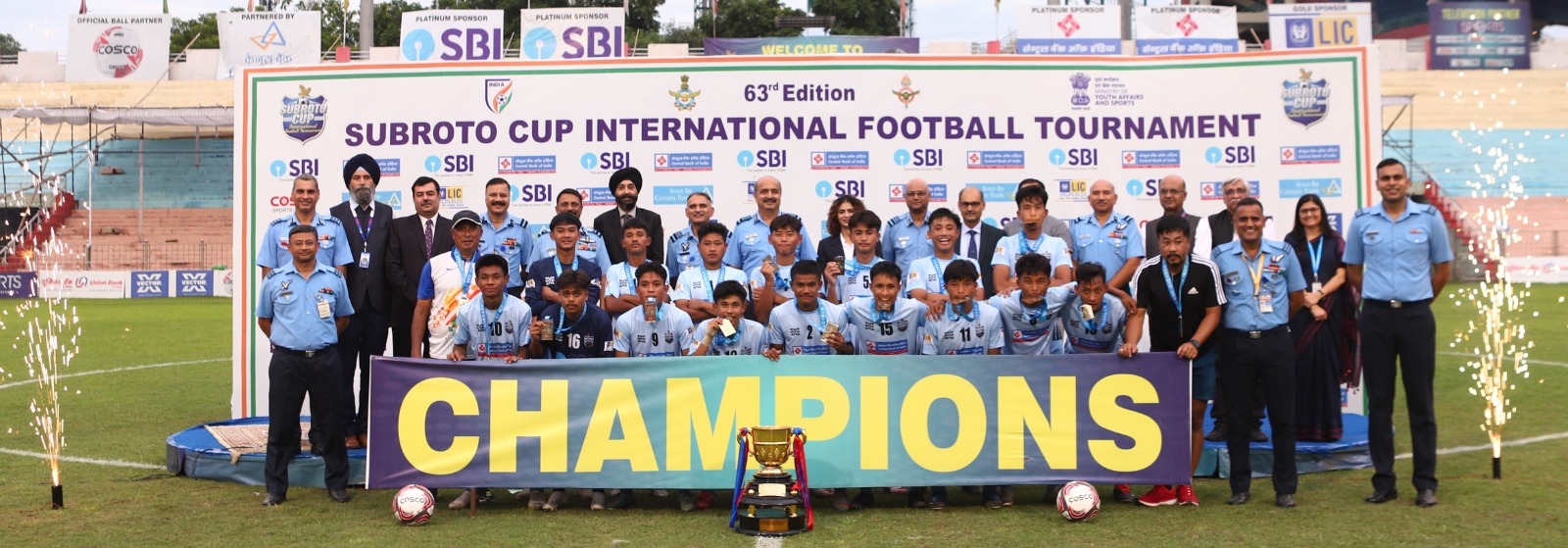 Manipur’s T.G. English School Wins Junior Boys Title of 63rd Subroto Cup