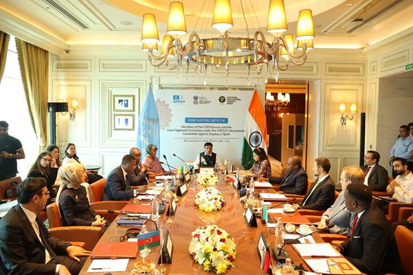 डॉ. मनसुख मांडविया ने नई दिल्ली में कॉप-9 ब्यूरो की दूसरी औपचारिक बैठक और फंड अनुमोदन समिति की तीसरी बैठक की अध्यक्षता की