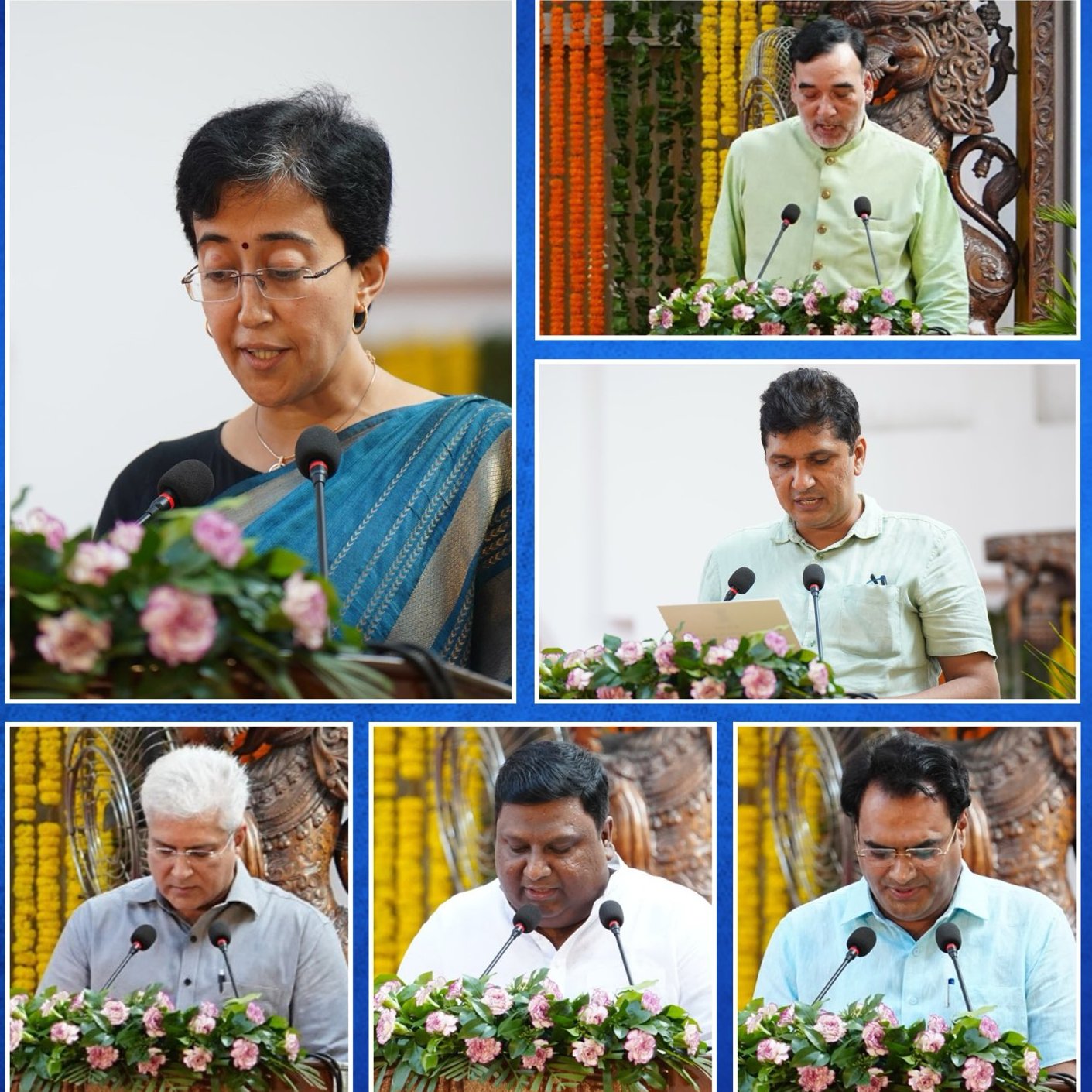 दिल्ली की सीएम आतिशी ने मंत्रियों को विभागों का आवंटन किया, मुख्यमंत्री ने 13 विभाग अपने पास रखे