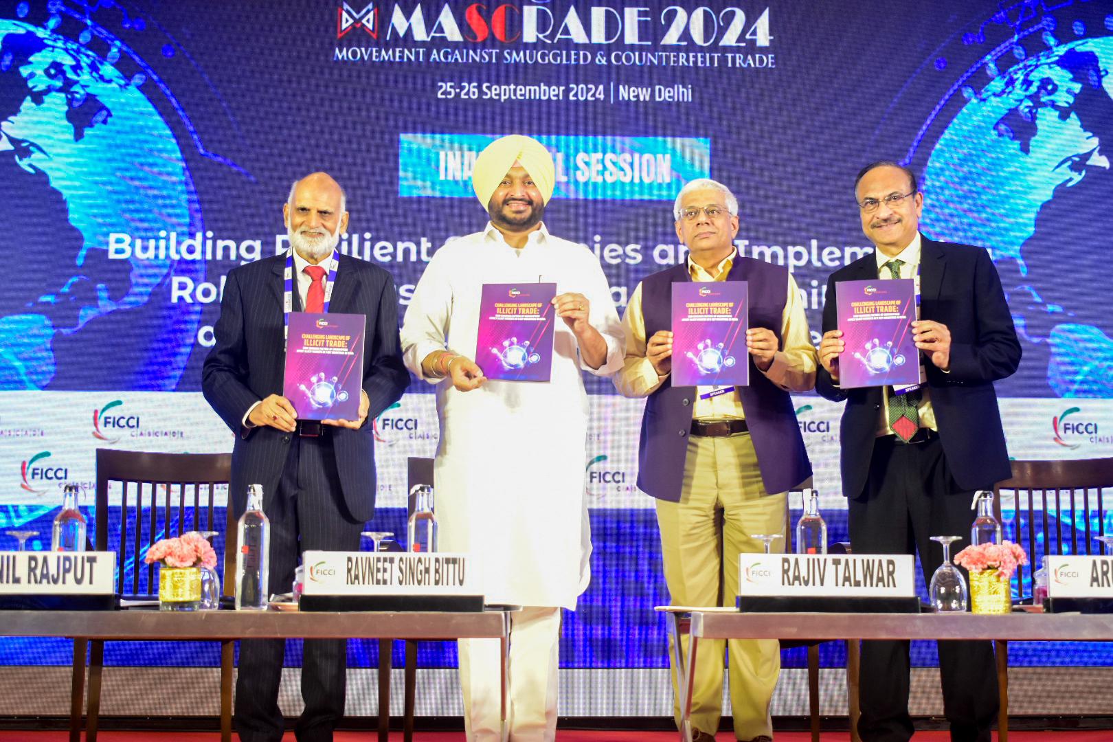 MoS Ravneet Singh Bittu addressed FICCI’s 10th edition of MASCRADE 2024 in New Delhi