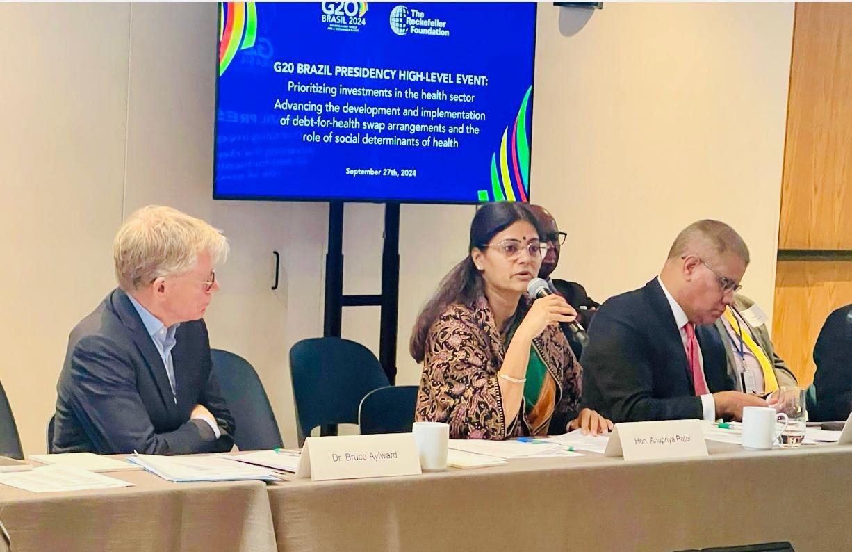 India reaffirms commitment to improving social determinants of health in G20 Joint Finance-Health Task Force High-Level Meeting