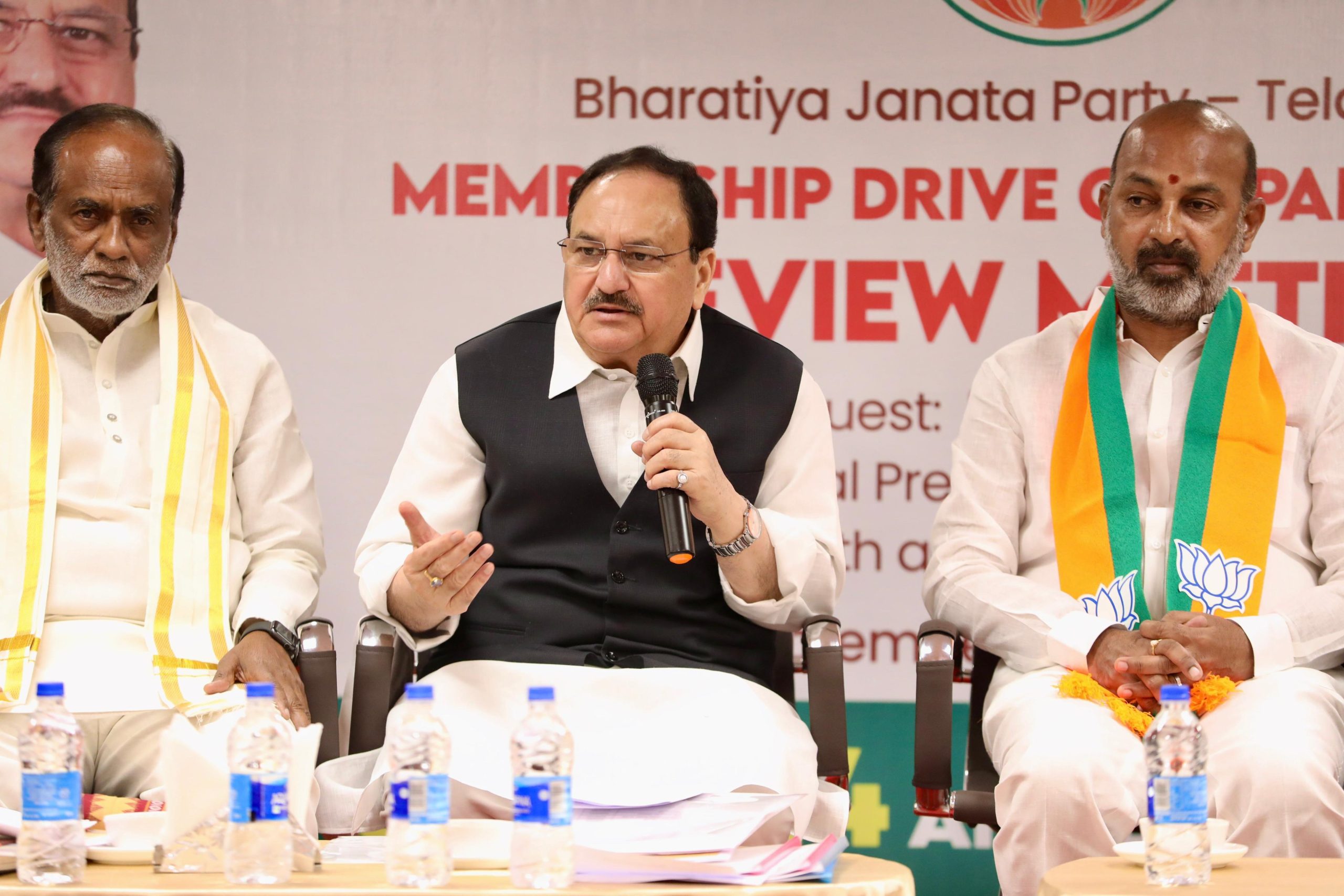 BJP president JP Nadda asks Party leaders to visit each and every Shakti Kendra in Telangana