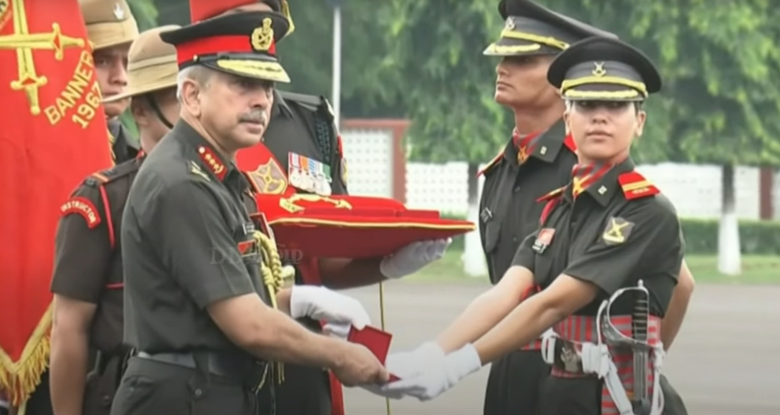 258 officer cadets, 39 women officer cadets commissioned into various Arms and services of Indian Army 