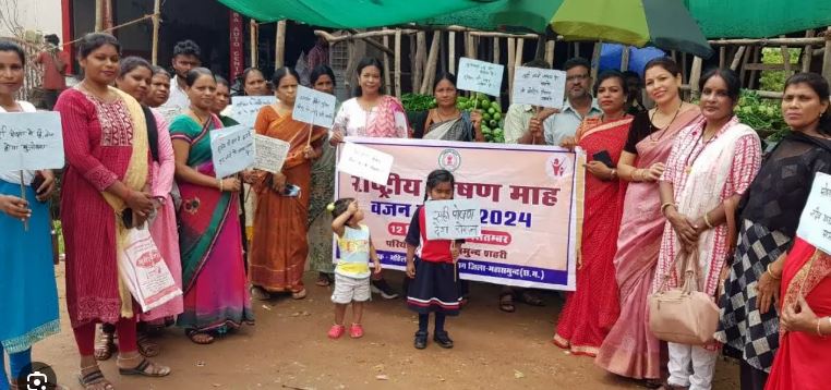पोषण माह के तहत छत्तीसगढ़ के महासमुंद जिले में “सुपोषण से कोई बच्चा छूटे ना“ चलाया जा रहा है अभियान