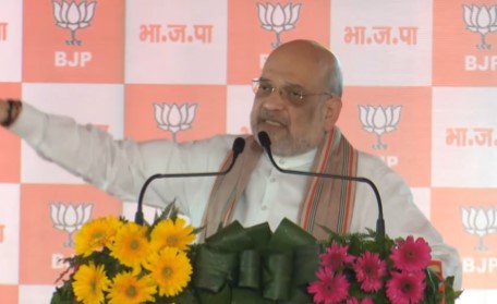 BJP leader Amit Shah addresses election rally in Kurukshetra district