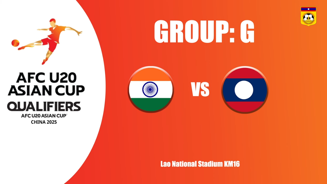 Football U-20 Asian Cup: India defeats Laos in Group G match at Lao National Stadium KM16