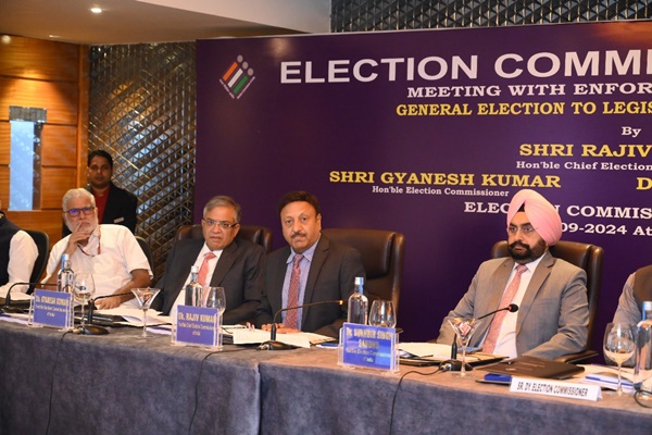 Jharkhand: ECI Team Led by Chief Election Commissioner Holds Discussions with Political Parties