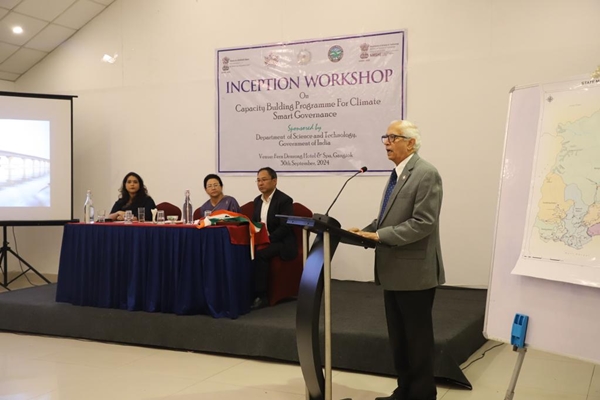 Inception Workshop for “Capacity Building Programme for Climate Smart Governance” Held in Sikkim