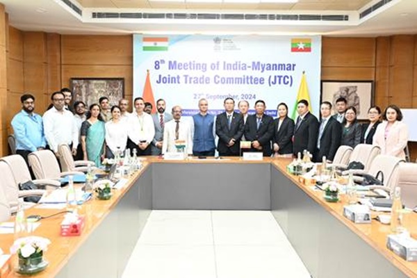 भारत-म्यांमार संयुक्त व्यापार समिति की 8वीं बैठक नई दिल्ली में सम्पन्न