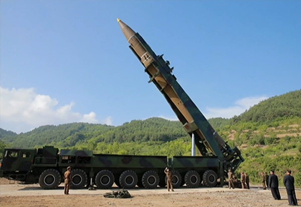 North Korea test-fires intercontinental ballistic missile