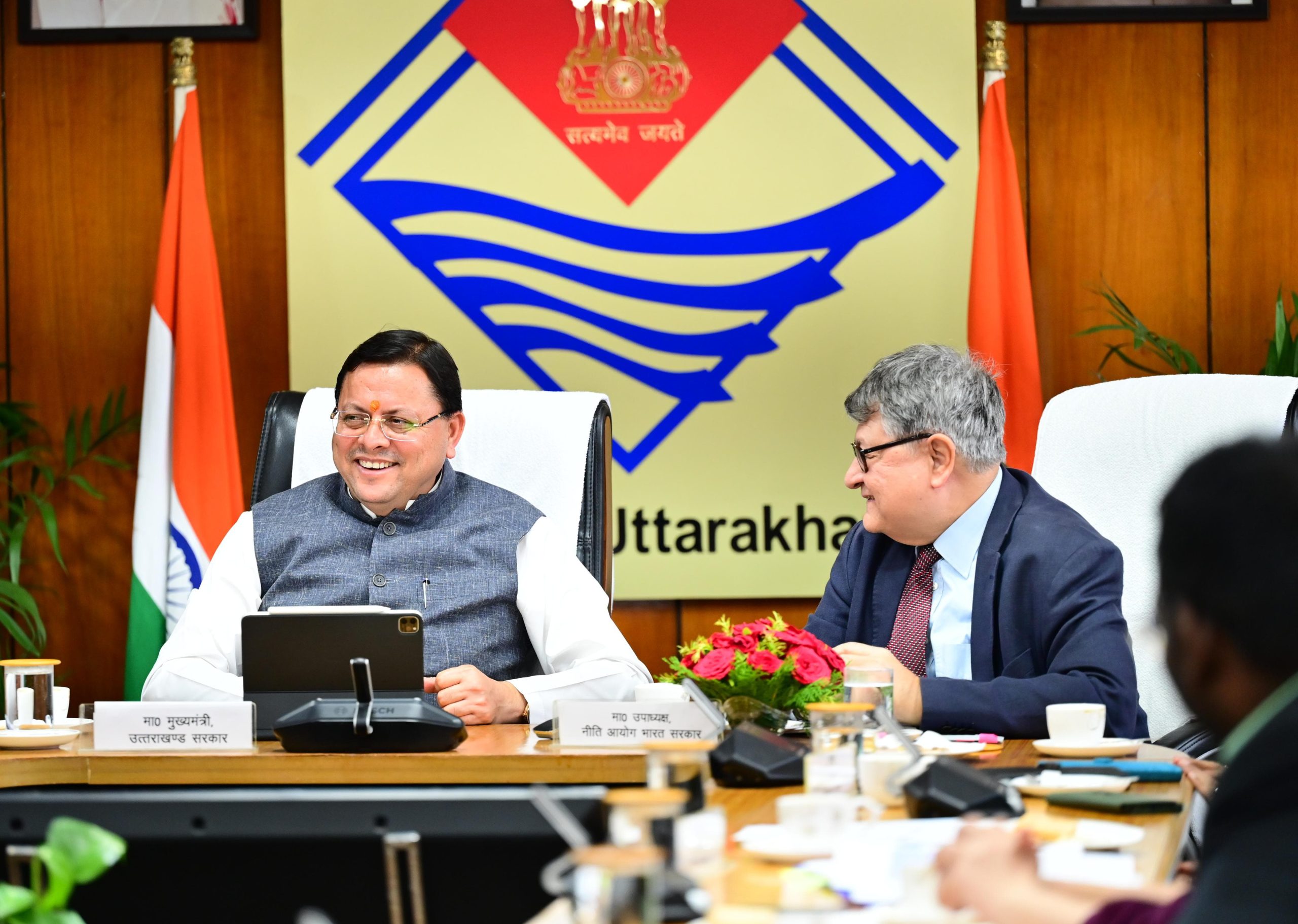 मुख्यमंत्री और नीति आयोग के उपाध्यक्ष के बीच राज्य से जुड़े विभिन्न विषयों पर हुई चर्चा