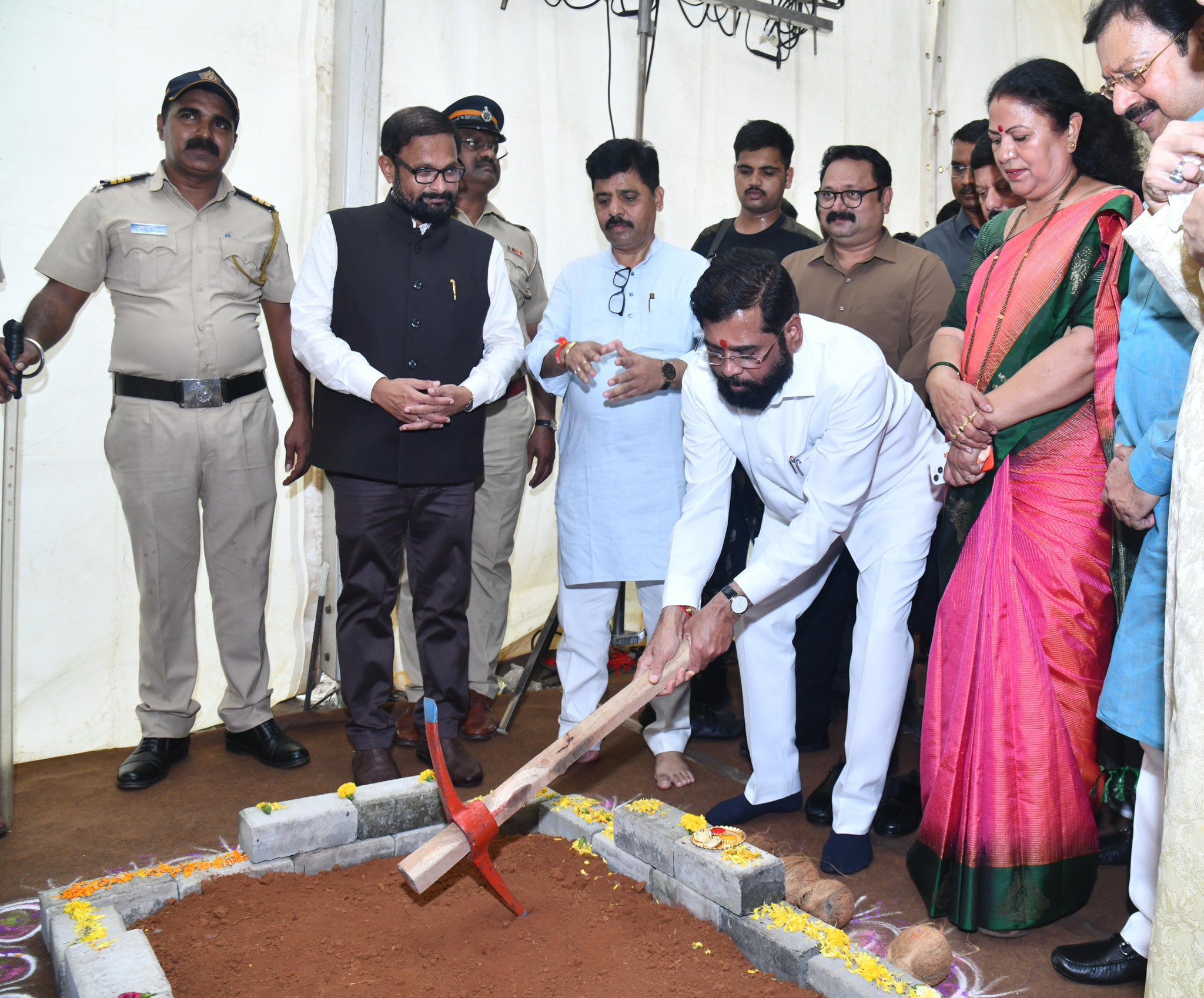 Maharashtra CM Eknath Shinde Inauguration of Marathi Bhasha Bhavan & Various Development Works in Mumbai