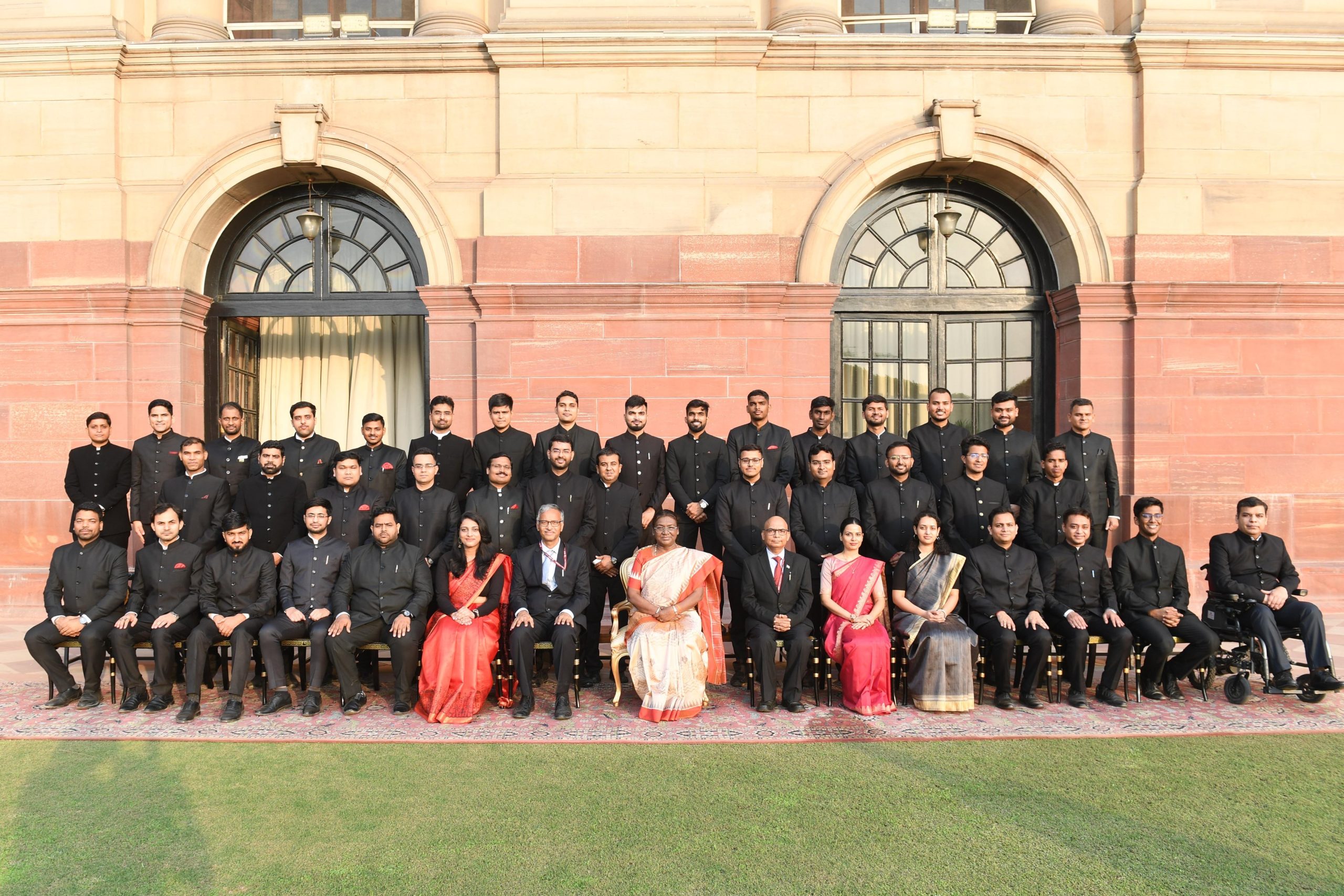 President Droupadi Murmu meets Probationers of Indian Trade Service and Indian Cost Accounts Service in New Delhi