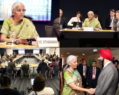 FM Sitharaman Advocates for Disaster Resilient Infrastructure & Debt Solutions at World Bank-IMF Meetings