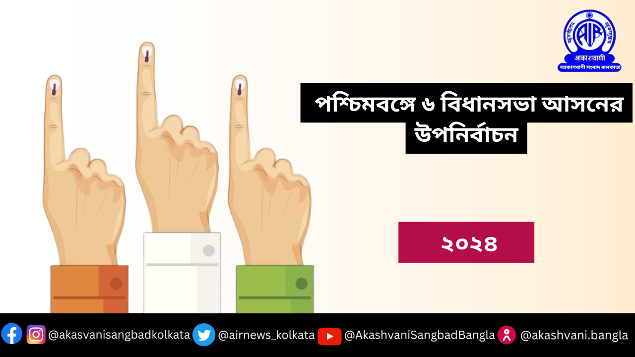 পশ্চিমবঙ্গে ৬ বিধানসভা আসনের উপনির্বাচনে সবকটিতেই শাসক তৃণমূল কংগ্রেস জয়লাভ করেছে।