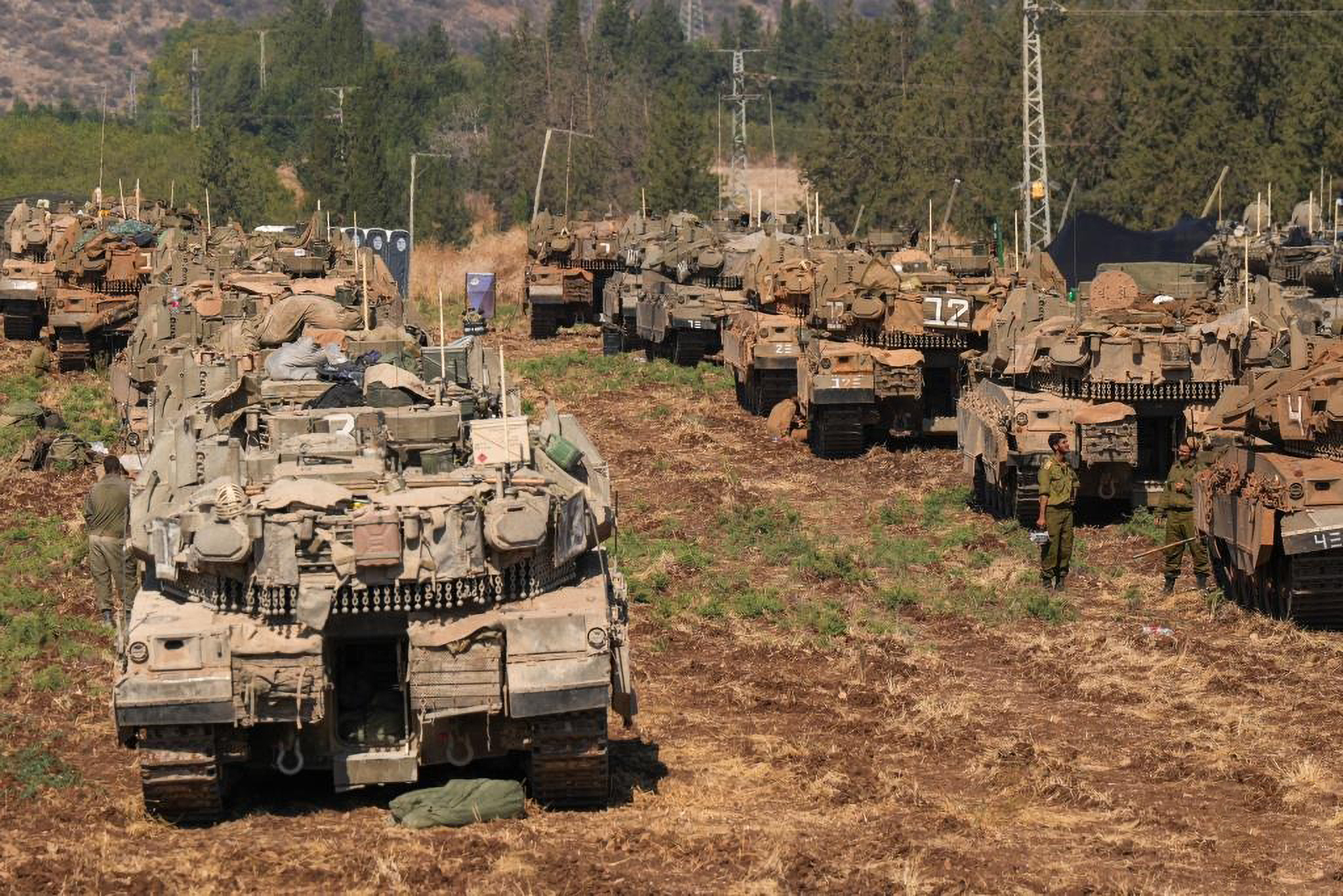 Israeli ground forces push to their deepest point in Lebanon capturing strategic position in Chamaa village