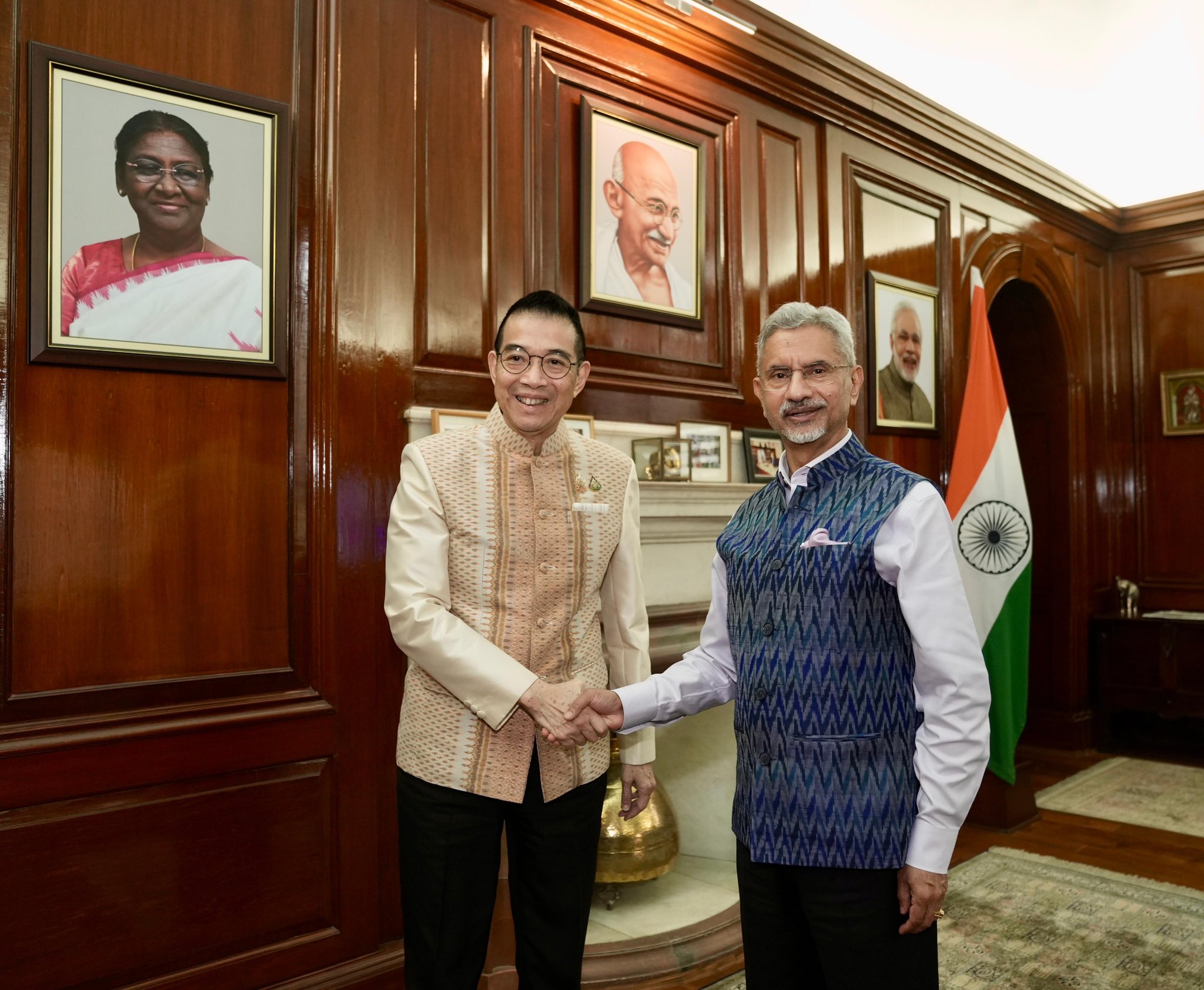 Foreign Ministers of India & Thailand discuss bilateral ties, multilateral cooperation & regional developments in New Delhi