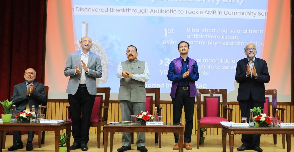 Union Minister Dr. Jitendra Singh launches first indigenous antibiotic drug named Nafithromycin for resistant infections