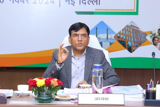 केन्‍द्रीय श्रम और रोजगार मंत्री मनसुख मांडविया ने नई दिल्‍ली में ईपीएफओ के केन्‍द्रीय न्‍यासी बोर्ड की 236वीं बैठक की अध्‍यक्षता की