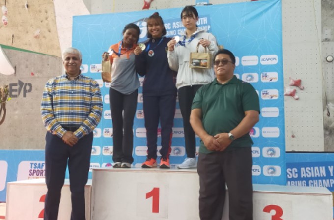 IFSC Youth Asian Climbing Championship: Joga Purty bags silver medal in Women’s U18 Speed Climbing event