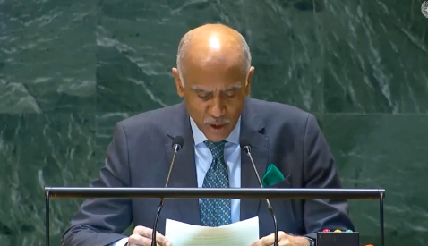 India’s UN Representative Parvathaneni Harish criticizes the use of Veto Power