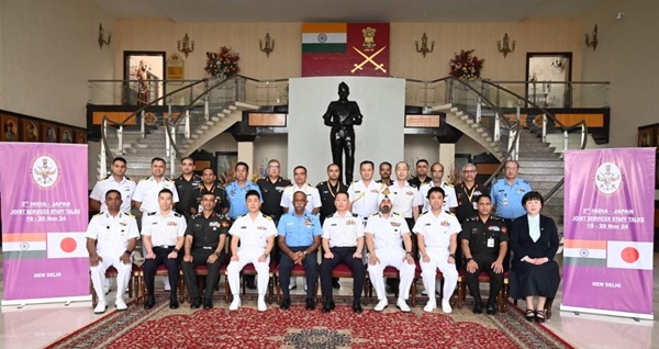 India-Japan Joint Service Staff Talks (JSST) concluded in New Delhi