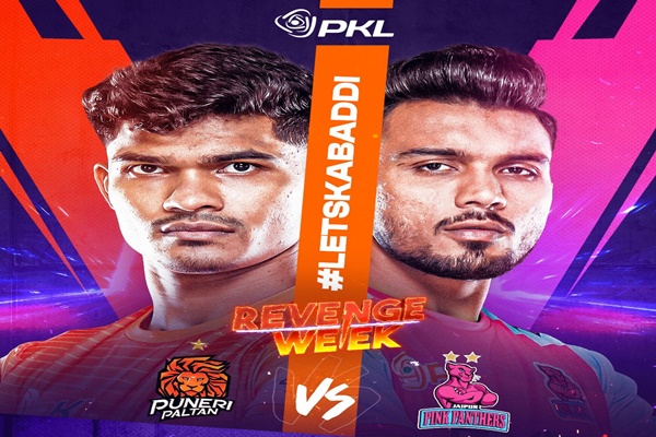 Puneri Paltan to face Jaipur Pink Panthers in Pro Kabaddi League