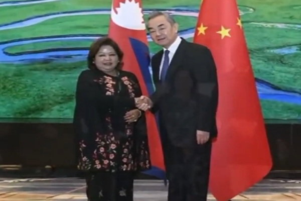 Nepal’s Foreign Minister Dr Arzu Rana Deuba holds bilateral meeting with her Chinese counterpart Yi