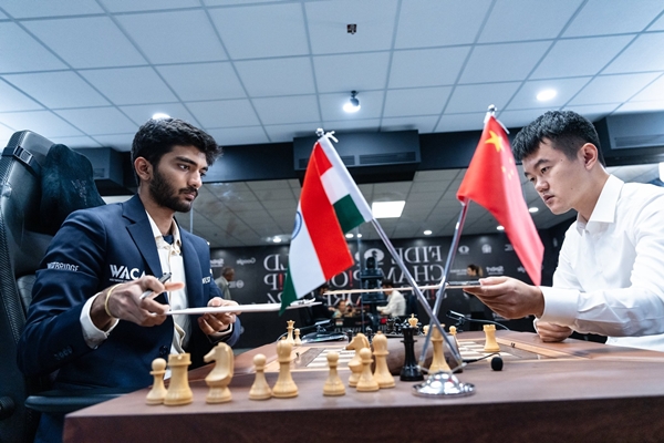 Gukesh, Liren draw 4th game in World Chess Championship