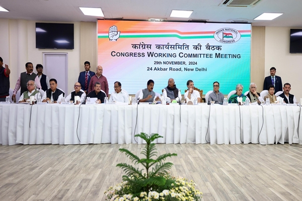 Congress Working Committee meets to discuss current political situation