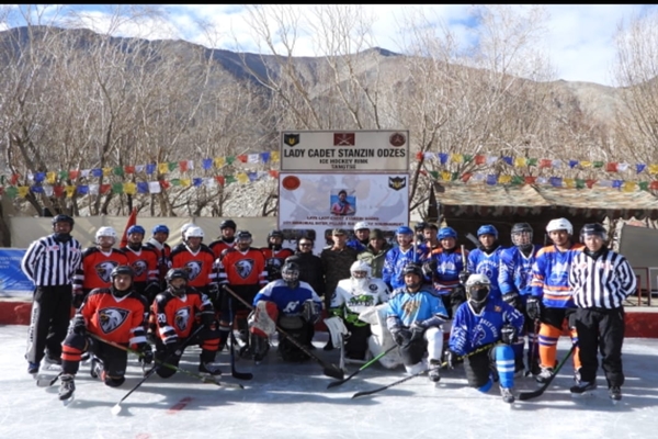 Ladakh’s First Ice Hockey Tournament of the Season Kicks Off in Durbuk