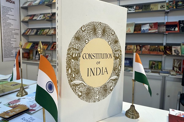 Replica of Indian Constitution’s original manuscript displayed at Sharjah International Book Fair 2024