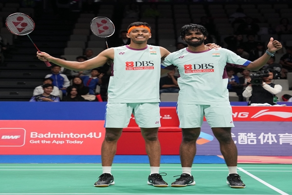 Chirag-Satwik to Face Korean Pair in China Masters Badminton Semifinal