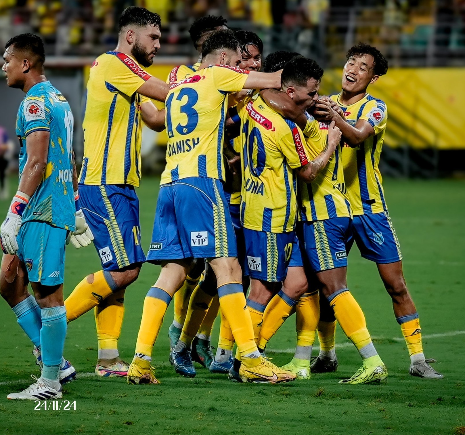 Indian Super League Football: Kerala Blasters FC beat Chennaiyin FC 3-0