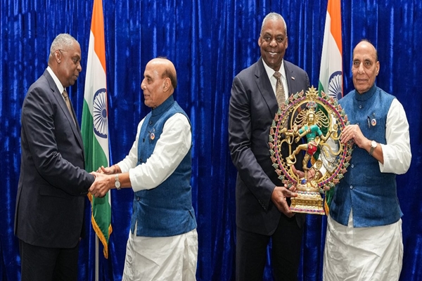 Defence Minister Rajnath Singh, US counterpart Lloyd Austin commend progress achieved by India-US defence partnership