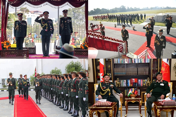 General Dwivedi conferred Honorary General rank by Nepali Army