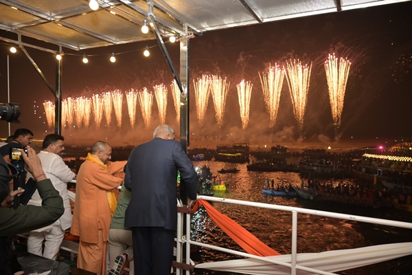 Uttar Pradesh: Dev Deepawali celebrated at Varanasi ghats on Kartik Purnima