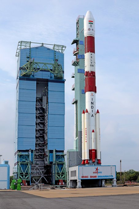 বিয়লি ৪ বাজি ১২ মিনিটত উৎক্ষেপন কৰা হ’ব PSLV-C59 যান