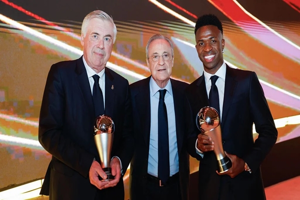 Football: Real Madrid’s Brazilian forward Vinicius Junior won FIFA Best men’s player of year award in Doha